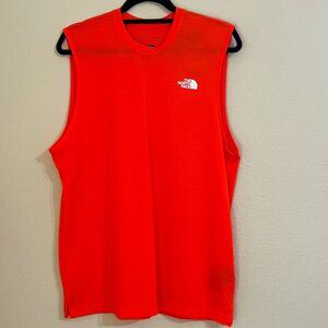 THE NORTH FACE | Men's Wander Sleeveless Orange Shirt Size Medium